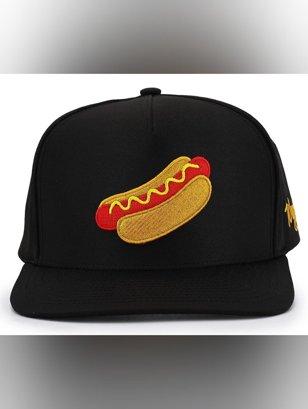 Waggle Adult Glizzy Baseball Hat-Black